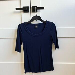Navy Blue Women's Top
